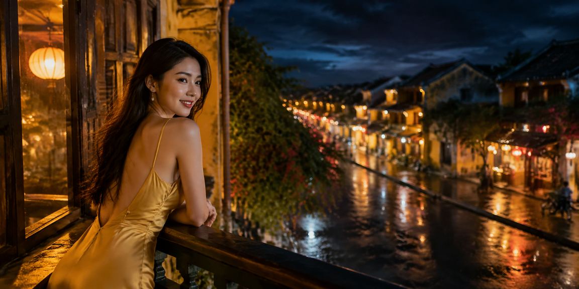 Người chơi xổ số lô đề online tại Hội An với không gian phố cổ truyền thống